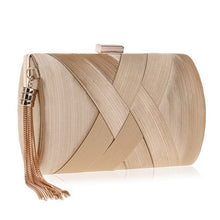 Load image into Gallery viewer, SEKUSA New Arrival Metal Tassel  Classical Style Small Purse Day Evening Clutch