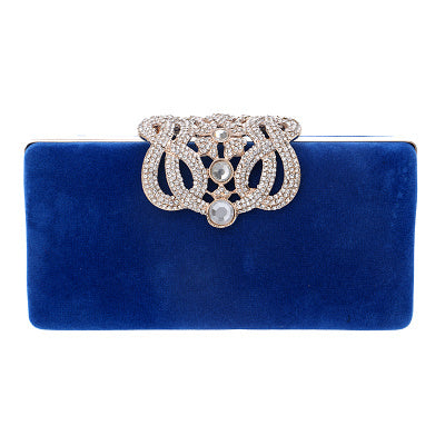 SEKUSA Clutch evening bags Crown rhinestones evening bags purse  shoulder bag for wedding Diamonds Lady Purse Mini Evening Bags