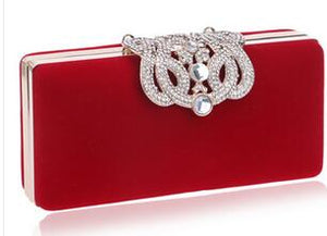 SEKUSA Clutch evening bags Crown rhinestones evening bags purse  shoulder bag for wedding Diamonds Lady Purse Mini Evening Bags