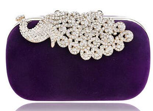 SEKUSA Clutch evening bags Crown rhinestones evening bags purse  shoulder bag for wedding Diamonds Lady Purse Mini Evening Bags