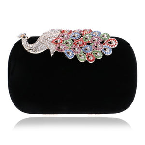 SEKUSA Clutch evening bags Crown rhinestones evening bags purse  shoulder bag for wedding Diamonds Lady Purse Mini Evening Bags