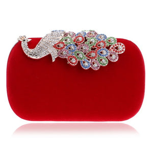 SEKUSA Clutch evening bags Crown rhinestones evening bags purse  shoulder bag for wedding Diamonds Lady Purse Mini Evening Bags