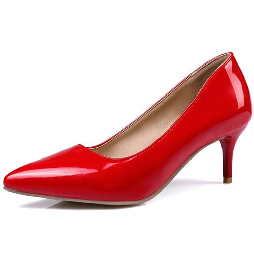 MoonMeek new women pumps fashion shoes size