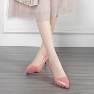 MoonMeek new women pumps fashion shoes size