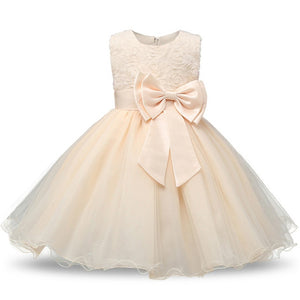 Princess Flower Birthday Party Dresses For Girls Children's Costume Teenager Prom Designs