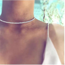 Load image into Gallery viewer, Luxury Rhinestone Choker Necklace