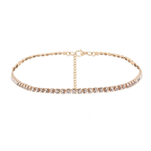 Luxury Rhinestone Choker Necklace