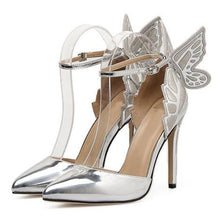 Load image into Gallery viewer, Fashion Butterfly Wing Top Sold Buckle Strap Women Pumps
