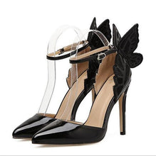 Load image into Gallery viewer, Fashion Butterfly Wing Top Sold Buckle Strap Women Pumps