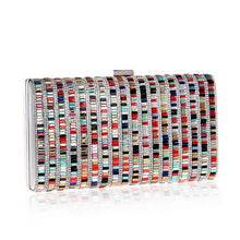 Load image into Gallery viewer, SEKUSA Acrylic Candy Color Clutch Bag Lady Party Wedding Evening Bag Shoulder Chain Purse