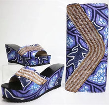 Load image into Gallery viewer, Best Selling African Shoe and Bag Set .