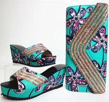 Load image into Gallery viewer, Best Selling African Shoe and Bag Set .