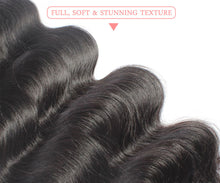 Load image into Gallery viewer, Ali Queen Hair Brazilian Hair Weave Bundles Natural Color 8-30 inches 100% Human Hair weaving 3 Pcs