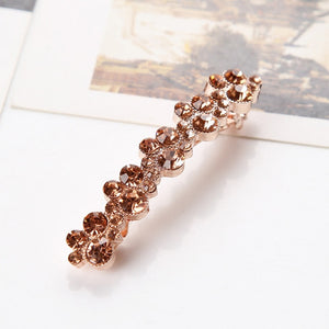 Crystal Pearl Elegant Barrette