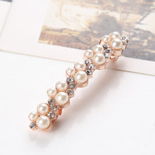 Load image into Gallery viewer, Crystal Pearl Elegant Barrette