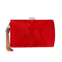 Load image into Gallery viewer, SEKUSA New Arrival Metal Tassel  Classical Style Small Purse Day Evening Clutch