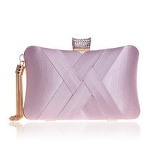 Load image into Gallery viewer, SEKUSA New Arrival Metal Tassel  Classical Style Small Purse Day Evening Clutch