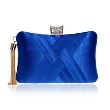 Load image into Gallery viewer, SEKUSA New Arrival Metal Tassel  Classical Style Small Purse Day Evening Clutch