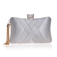 Load image into Gallery viewer, SEKUSA New Arrival Metal Tassel  Classical Style Small Purse Day Evening Clutch