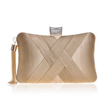 Load image into Gallery viewer, SEKUSA New Arrival Metal Tassel  Classical Style Small Purse Day Evening Clutch