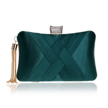 Load image into Gallery viewer, SEKUSA New Arrival Metal Tassel  Classical Style Small Purse Day Evening Clutch