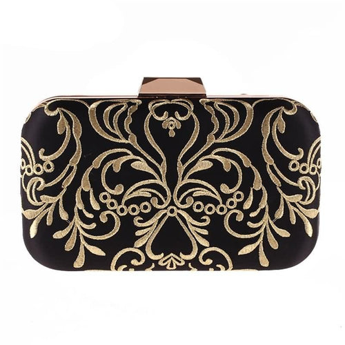 LUXY MOON Evening Clutch Women's Wallet New Diamond Embroidery Flower Clutch Purse mini