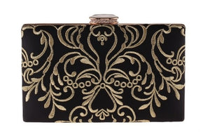 LUXY MOON Evening Clutch Women's Wallet New Diamond Embroidery Flower Clutch Purse mini