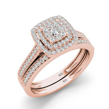 Load image into Gallery viewer, Rose Gold Color Wedding Rings for Women