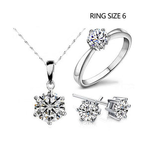 Cubic Zirconia Statement Jewelry Set