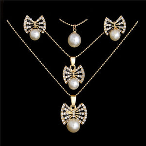 Vintage Pearl Jewelry Set