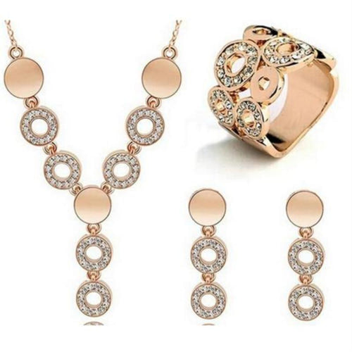 Classy Crystal Jewelry Set