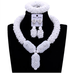 Purple Fine Jewelry Sets For Women Gold Color Balls African Set  Fashion