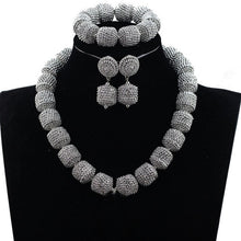 Load image into Gallery viewer, New Design Silver/Gold Beads Jewelry Set