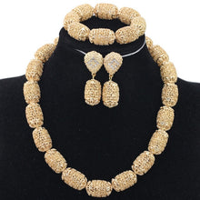 Load image into Gallery viewer, New Design Silver/Gold Beads Jewelry Set