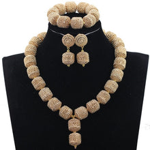 Load image into Gallery viewer, New Design Silver/Gold Beads Jewelry Set