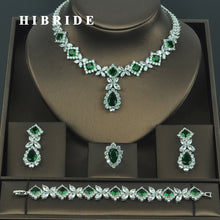 Load image into Gallery viewer, HIBRIDE Brilliant Cubic Zirconia Wedding Jewelry Sets