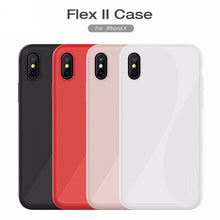 Load image into Gallery viewer, Original for iphone x Case NILLKIN Liquid Silicone Back Case For iPhone X Ultra Thin Soft Gel Rubber For iPhoneX Coque Fundas 10