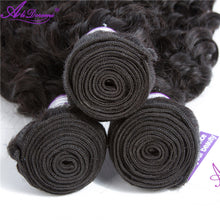 Load image into Gallery viewer, Alidoremi Malaysian Water Wave Hair 3 Pcs Natural Black Human Hair Bundles Non Remy Hair Extention 8-28 inch