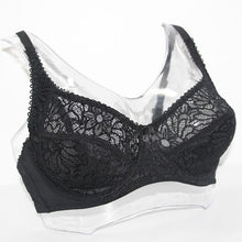 Load image into Gallery viewer, Large Size Underwired Lace Bra Brassiere BH Top B C D DD E F Cup