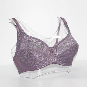 Large Size Underwired Lace Bra Brassiere BH Top B C D DD E F Cup