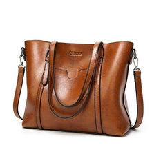 Load image into Gallery viewer, ACELURE Women bag Oil wax Women&#39;s Leather Handbags Luxury Tote