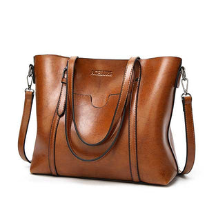 ACELURE Women bag Oil wax Women's Leather Handbags Luxury Tote