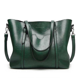 ACELURE Women bag Oil wax Women's Leather Handbags Luxury Tote