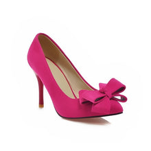 Load image into Gallery viewer, Brand New Fashion Red Black Pink Purple Dark Green Women Nude Pumps Ladies High Heels Formal Shoes AHC668 Plus Big Size 10 43