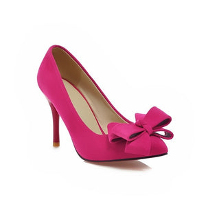Brand New Fashion Red Black Pink Purple Dark Green Women Nude Pumps Ladies High Heels Formal Shoes AHC668 Plus Big Size 10 43