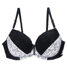 Load image into Gallery viewer, FallSweet De Lace Cup Push Up bra for plus size women34 36 38 40 42 44 46 48 50