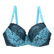 Load image into Gallery viewer, FallSweet De Lace Cup Push Up bra for plus size women34 36 38 40 42 44 46 48 50