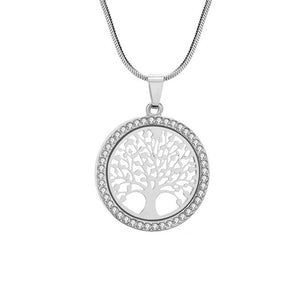 Crystal Round Small Necklace