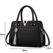 Load image into Gallery viewer, Fashion Alligator leather women handbags famous designer brand bags Luxury Ladies Hand Bags And Purses Messenger shoulder bags