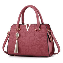 Load image into Gallery viewer, Fashion Alligator leather women handbags famous designer brand bags Luxury Ladies Hand Bags And Purses Messenger shoulder bags